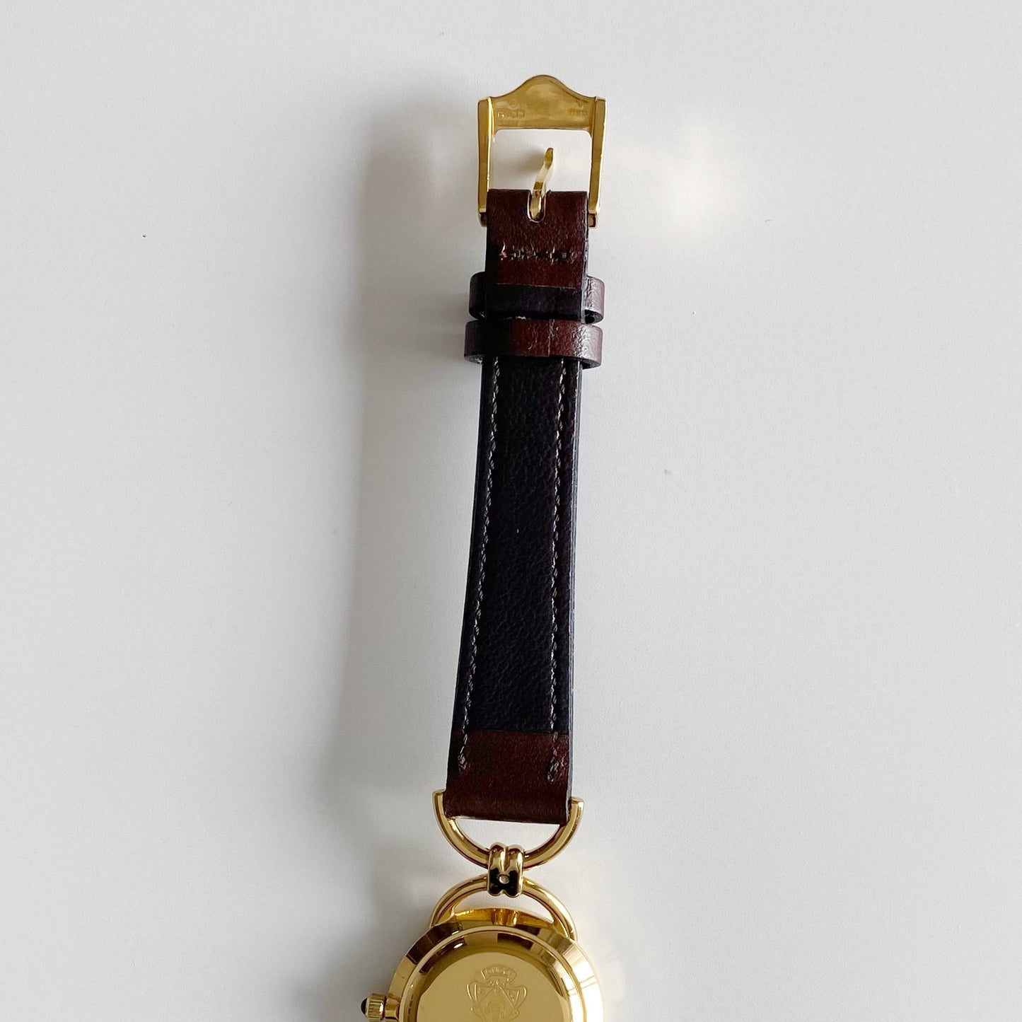 Gucci 1990s Seashell Dial Round Watch