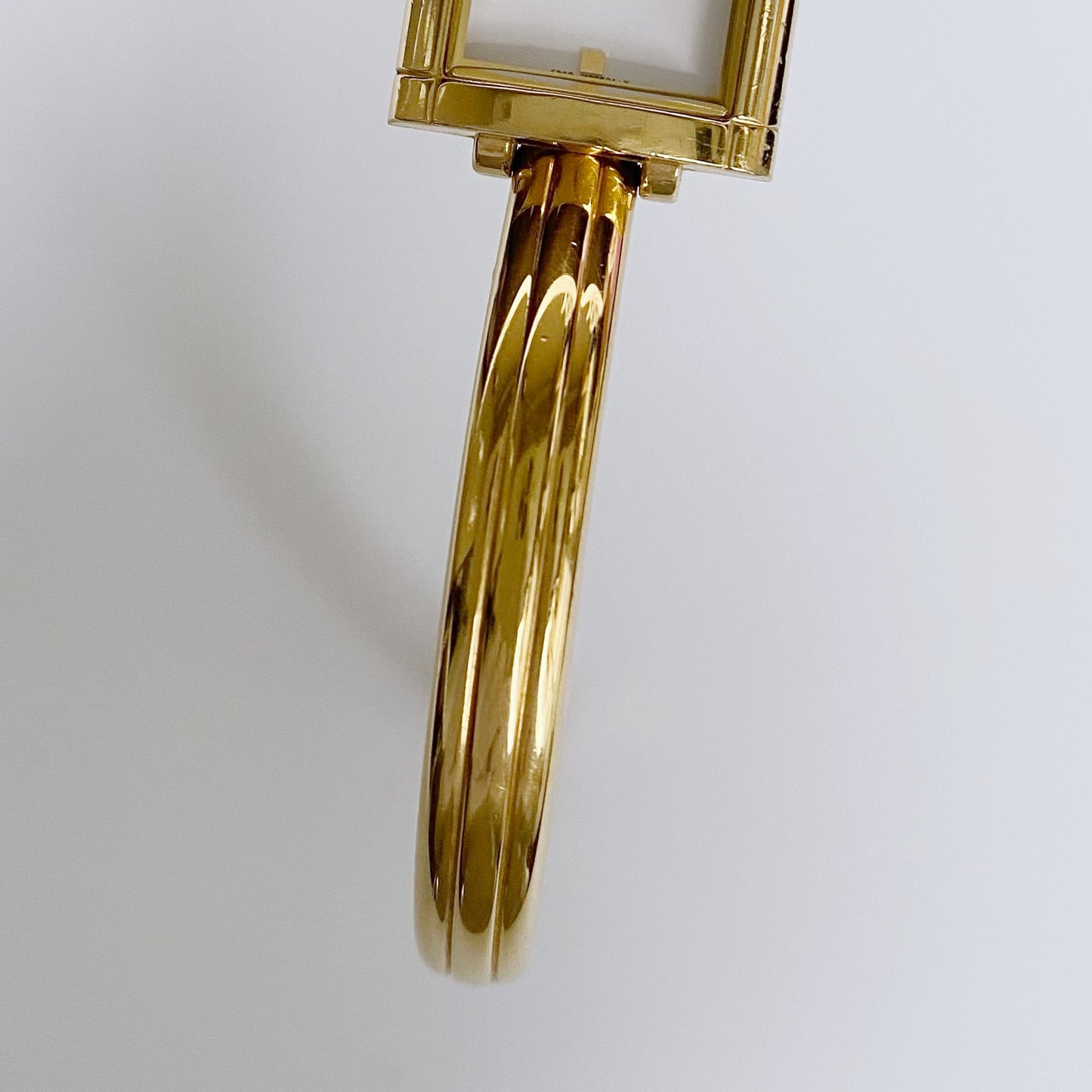 Yves Saint Laurent 1990s Gold Plated Bangle Watch