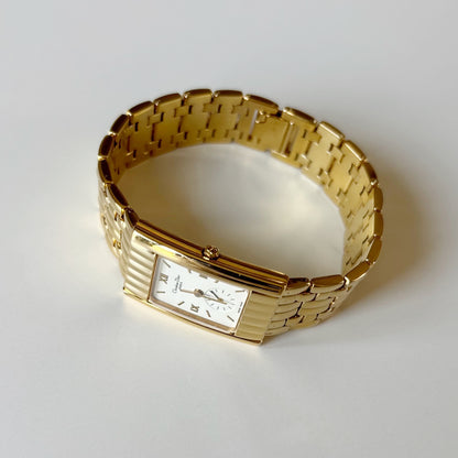 Dior 1990s Sub second Tank Gold Plated Watch