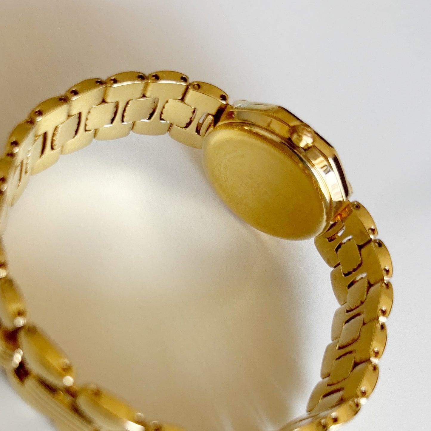 Dior 1990s Octagon Gold Plated Watch