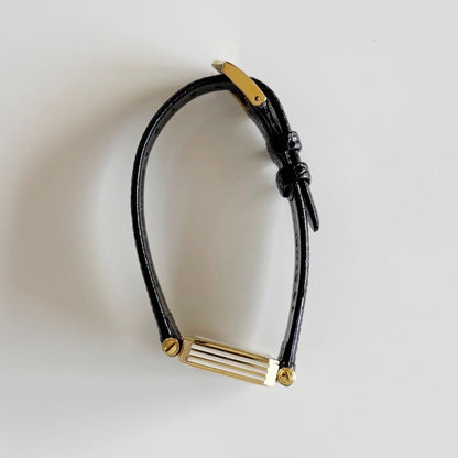 Gucci 1980s Square Dial Gold Plated Watch