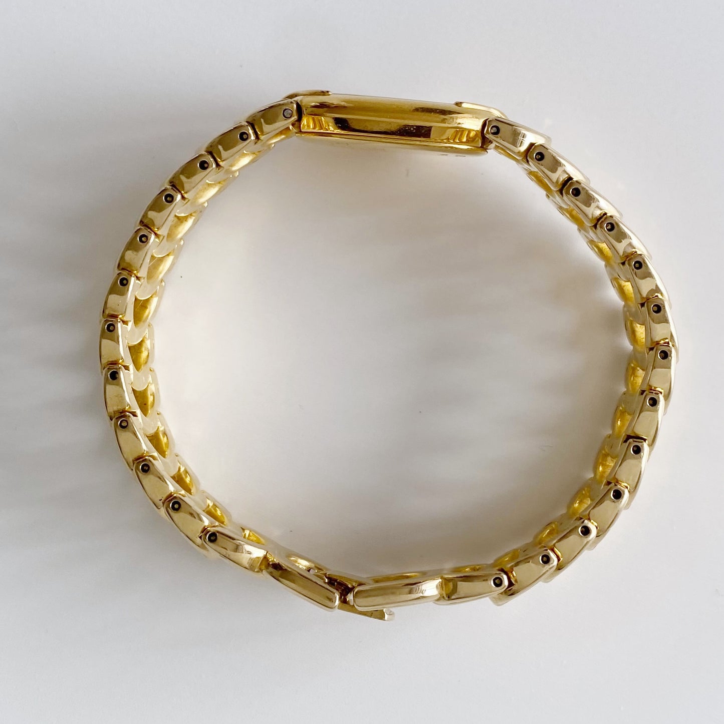 Dior 1990s Oval Gold Plated Watch