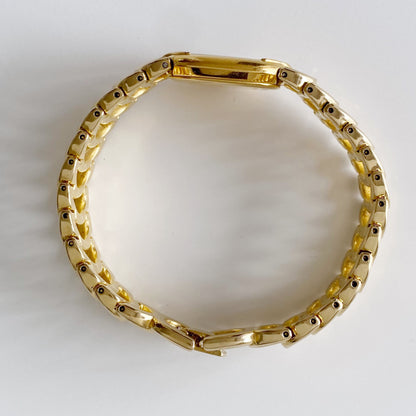 Dior 1990s Oval Gold Plated Watch