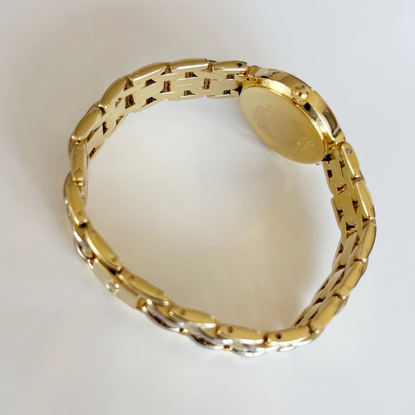Dior 1990s Round Dial Two Tone Watch