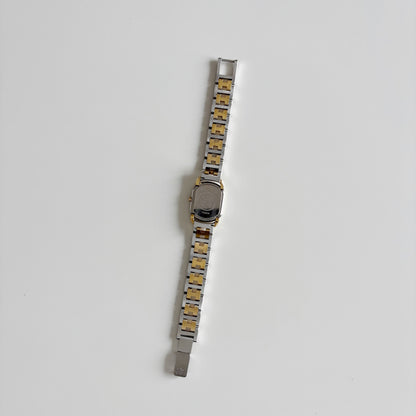 Hermes 1990s Rallye Two Tone Watch