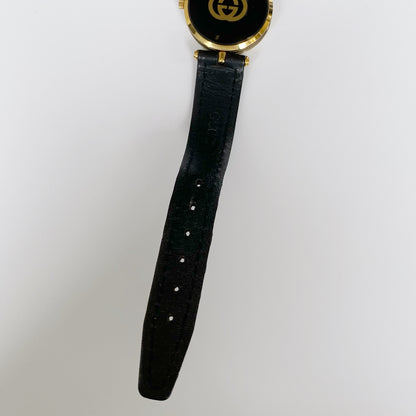 Gucci 1980s Gold Plated Moon Phase Watch