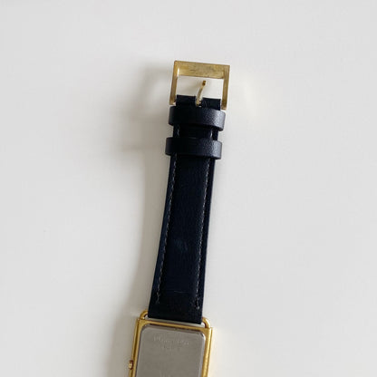 Dior 1990s Gold Plated Tank Watch (Large)