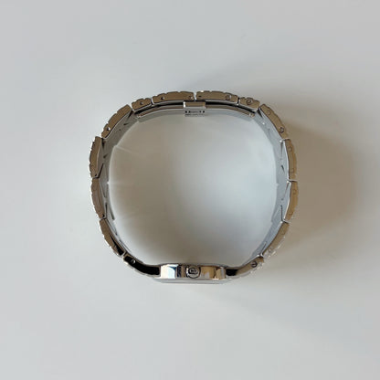 Dior 1990s Seashell Round Dial Stainless Steel Watch
