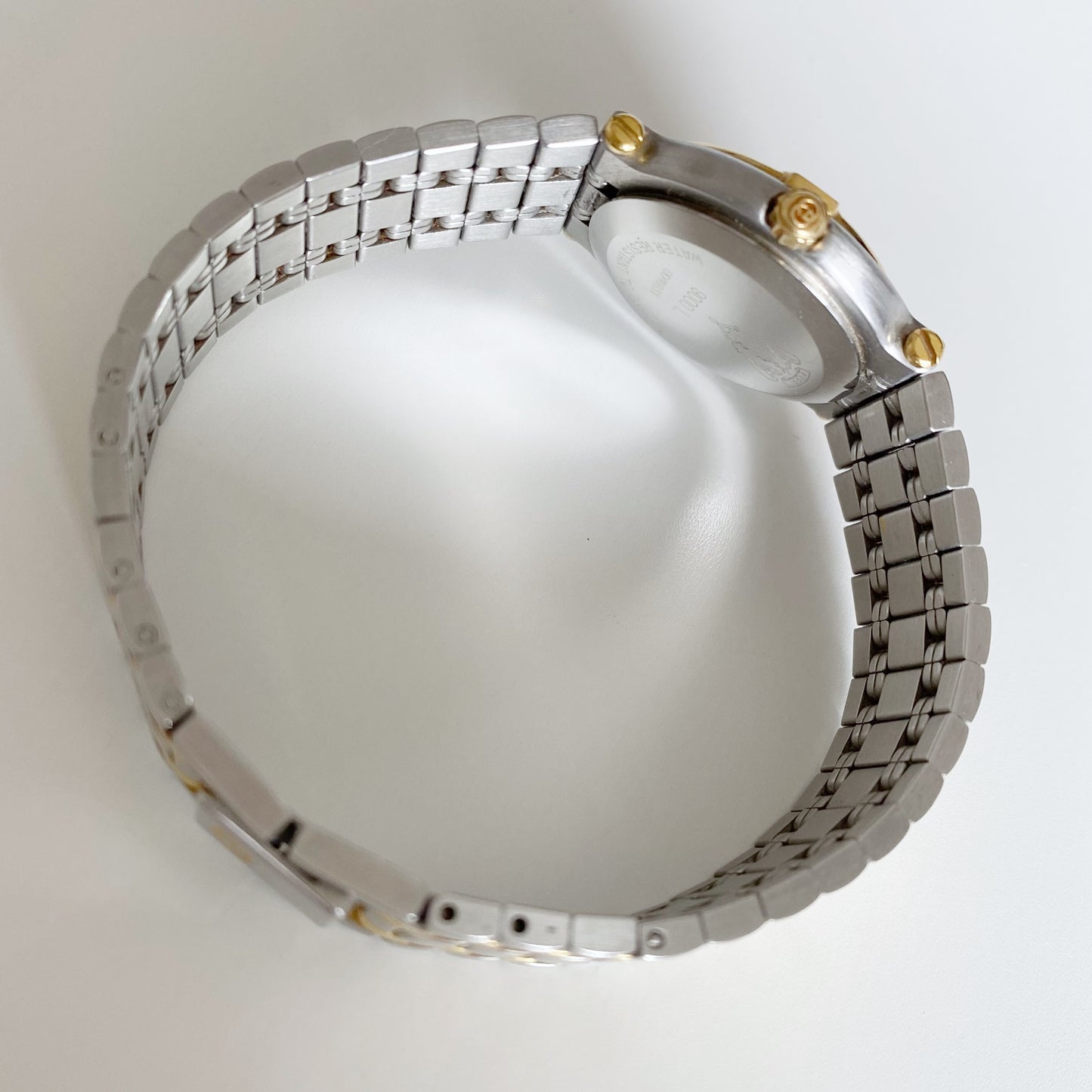 Gucci 1990s Gold Plated Two Tone Watch