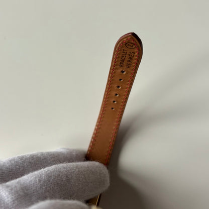 Hermes 1990s Kelly Gold Plated Watch