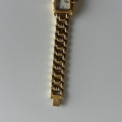 Yves Saint Laurent 1990s Tank Gold-Plated Watch