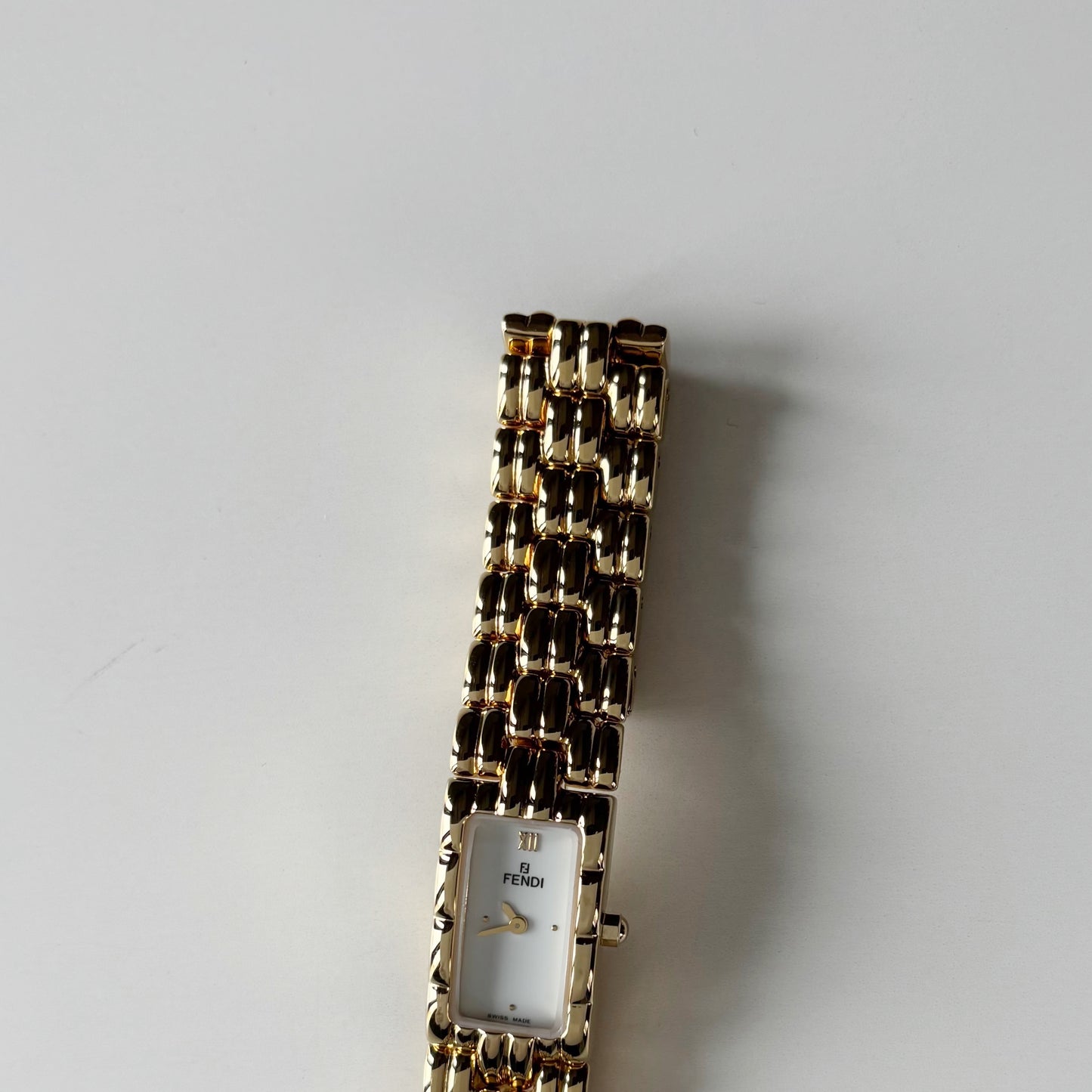 Fendi 1990s Gold Plated Watch