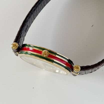 Gucci 1990s Round Dial Sherry Watch (Large)