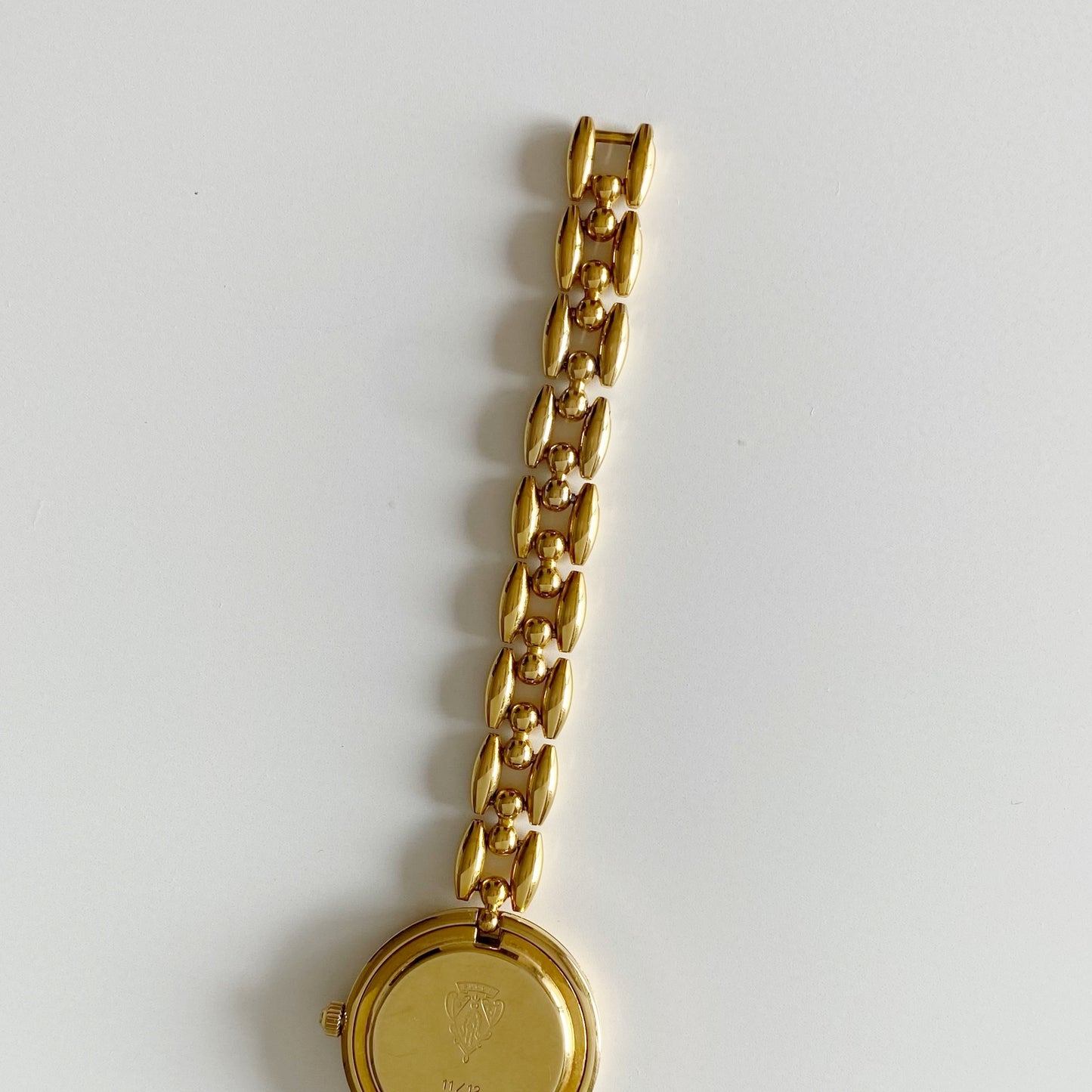 Gucci 1990s Interchangeable Bezel Gold Plated Watch with 6 bezels, case (165mm)