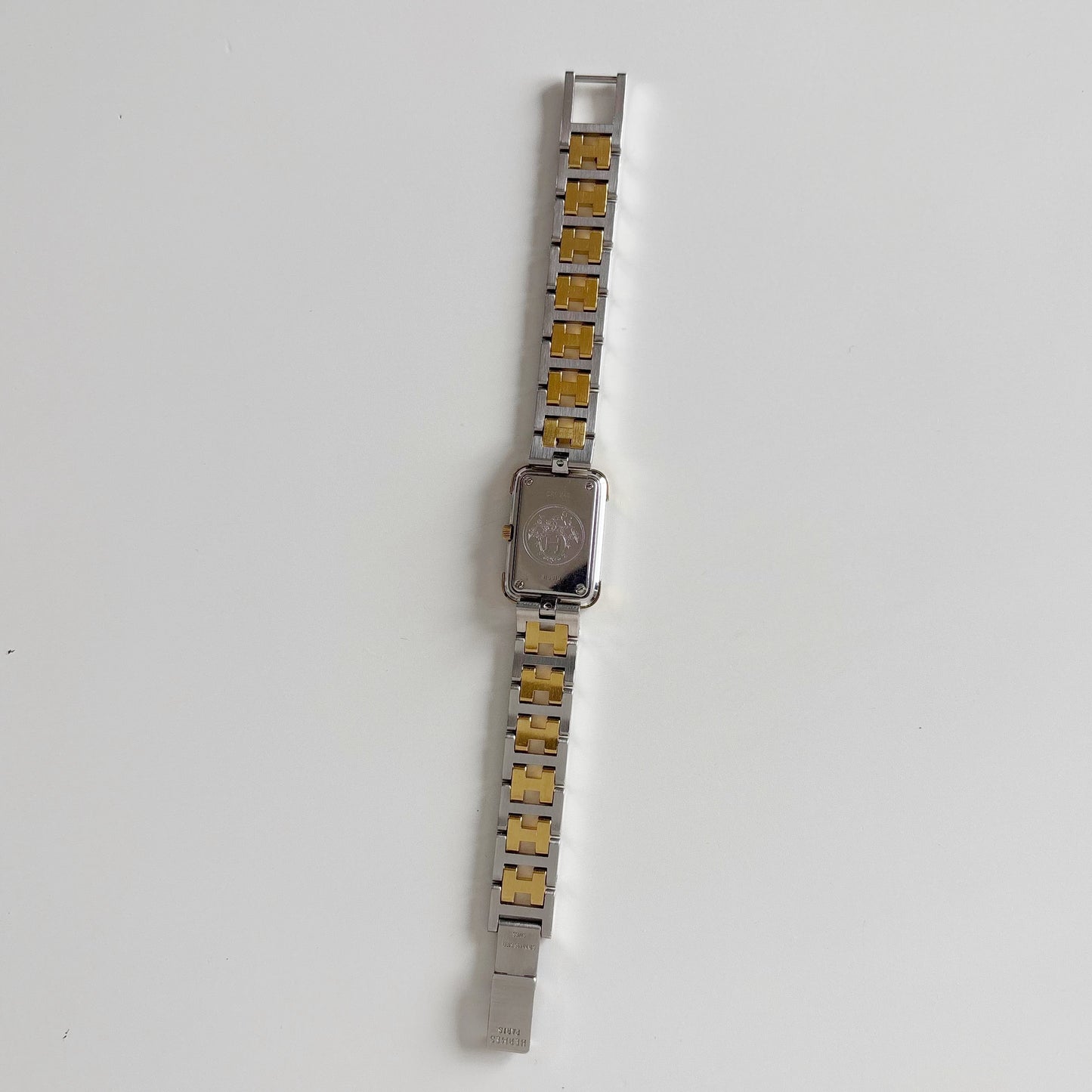 Hermes 1990s Croisier Two Tone Watch