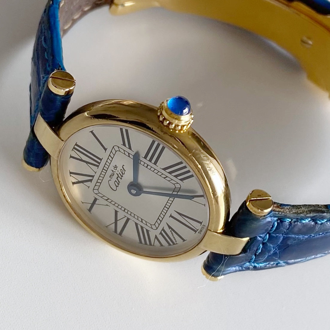 Cartier 1990s Must de Vendome Opaline Watch (SM)