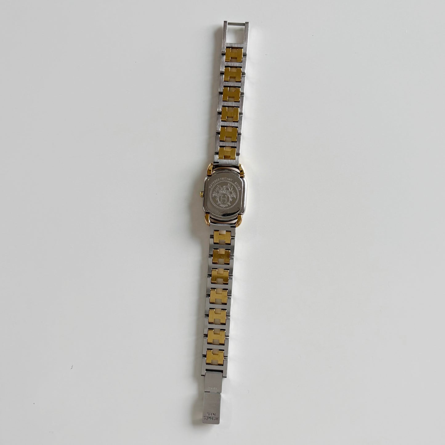 Hermes 1990s Rallye Two Tone Watch