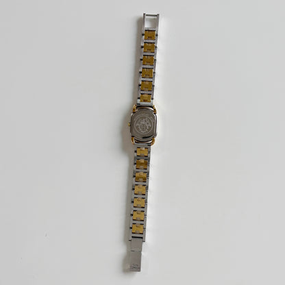 Hermes 1990s Rallye Two Tone Watch