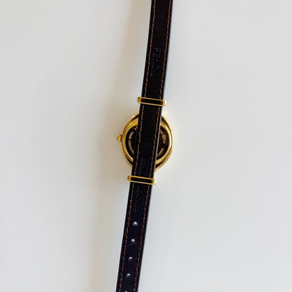 Fendi 1990s Interchangeable Belt Gold Plated Watch with 5 straps, case