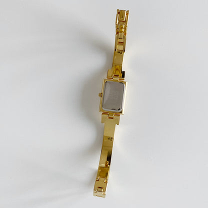 Givenchy 1990s Gold Plated Bangle Watch