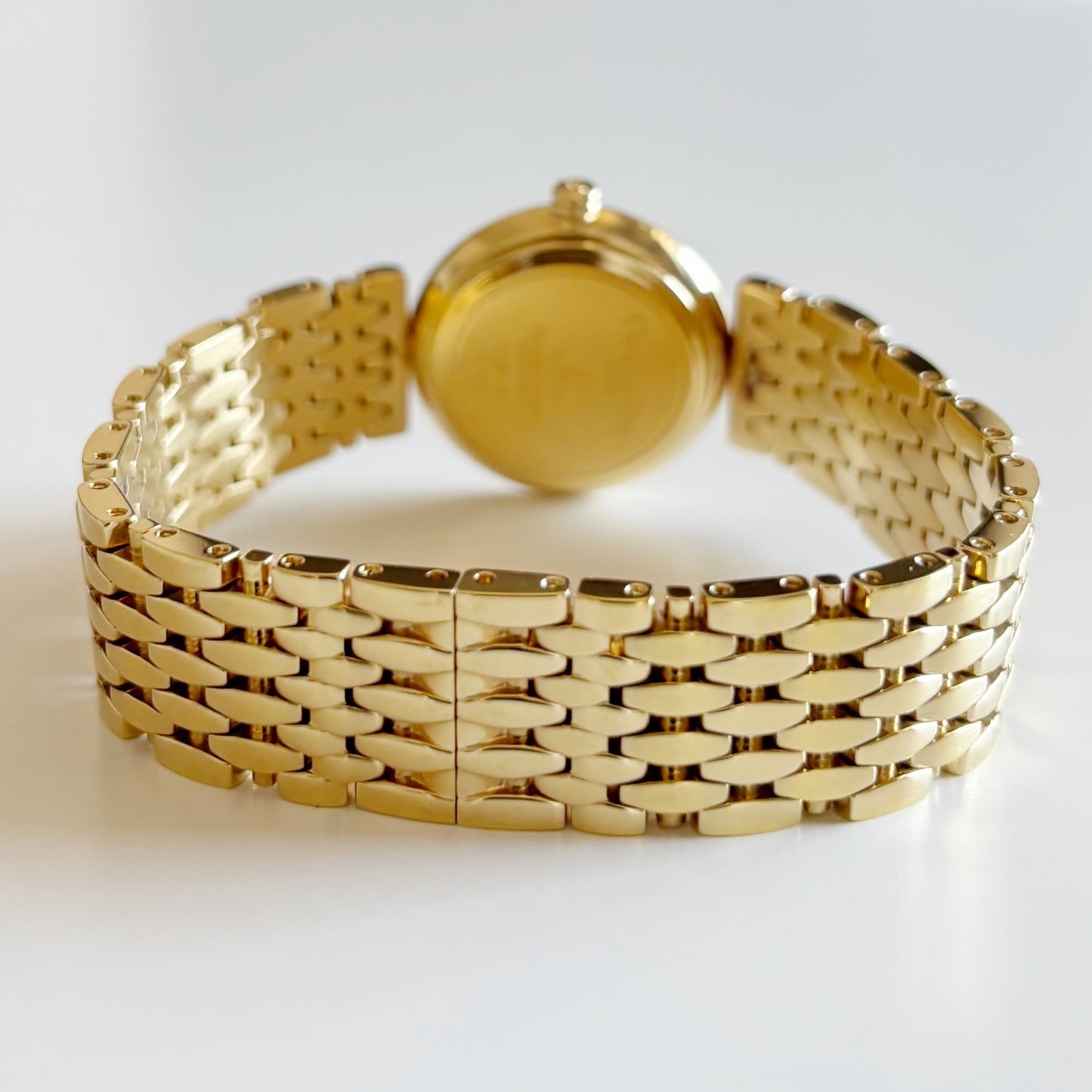 Dior 1990s Round Dial Gold Plated Watch