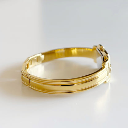 Givenchy 1990s Gold Plated Bangle Watch