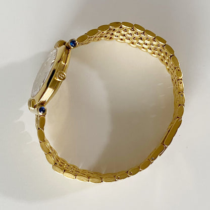 Dior 1990s Octagon Gold Plated Watch