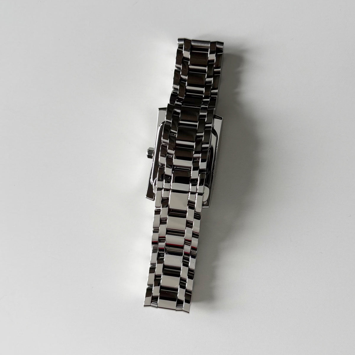 Fendi 1990s Tank Stainless Steel Watch