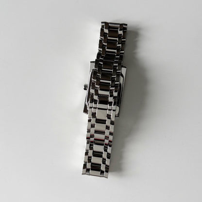 Fendi 1990s Tank Stainless Steel Watch