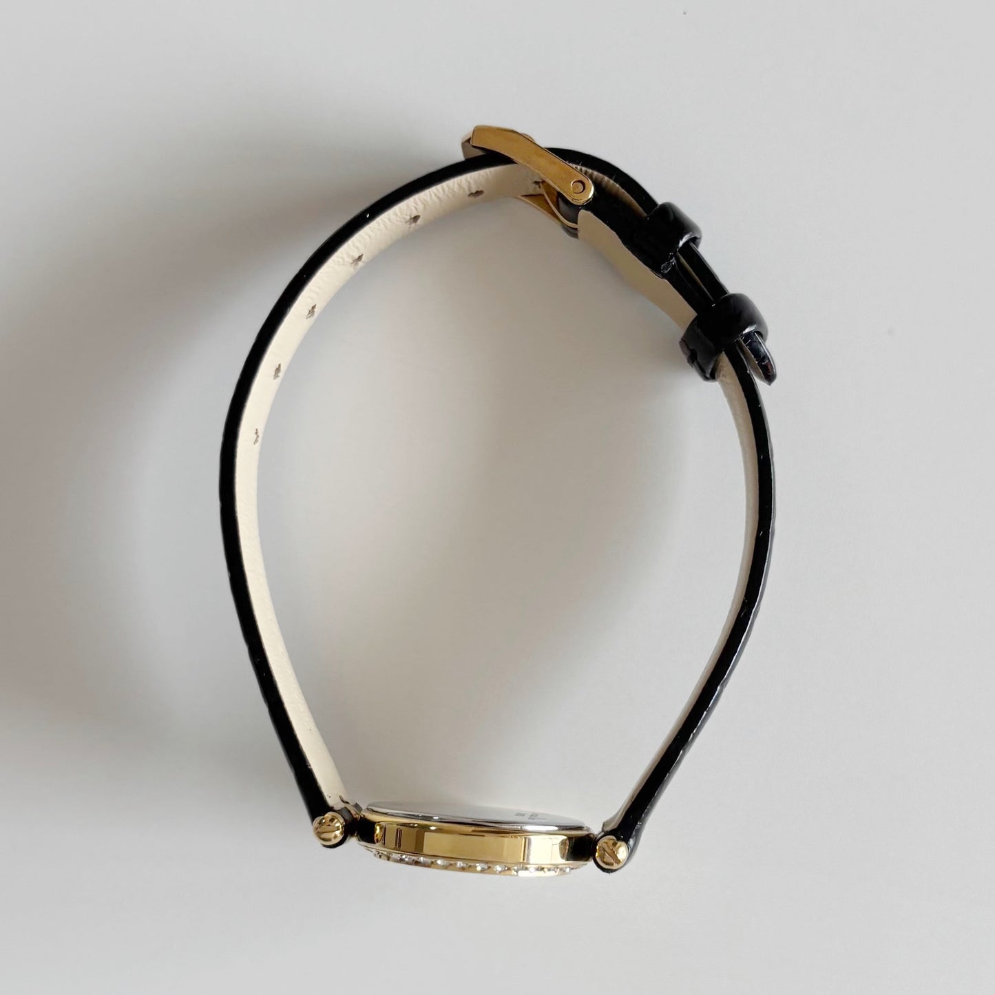 Dior 1990s Seashell Dial Gold Plated Watch