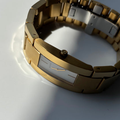 Gucci 1990s Gold Plated Watch (Large)