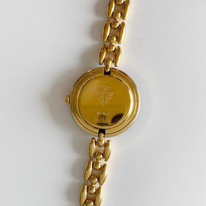 Gucci 1990s Interchangeable Bezel Gold Plated Watch with 6 bezels, case (163mm)