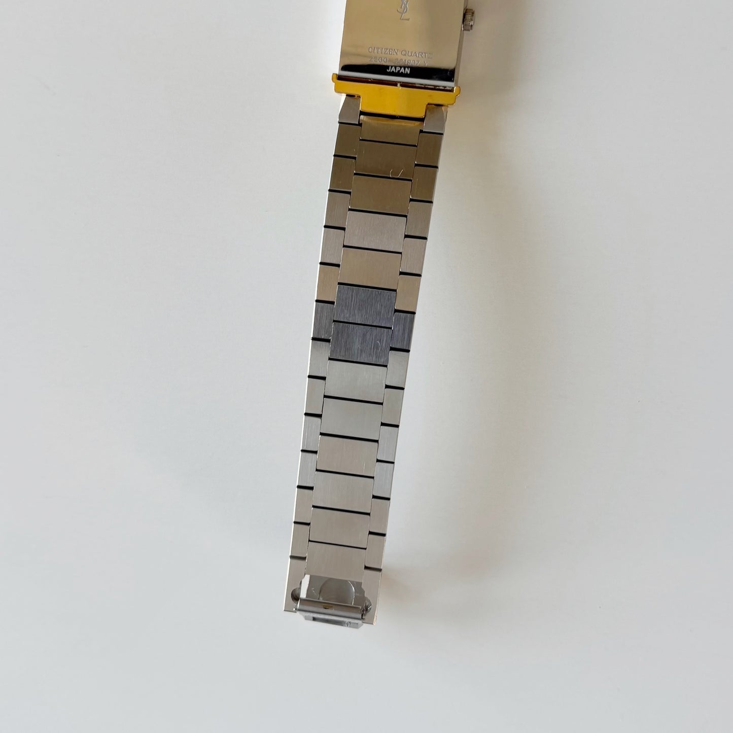 Yves Saint Laurent 1990s Reverso Two Tone Watch