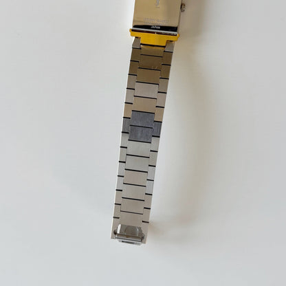 Yves Saint Laurent 1990s Reverso Two Tone Watch