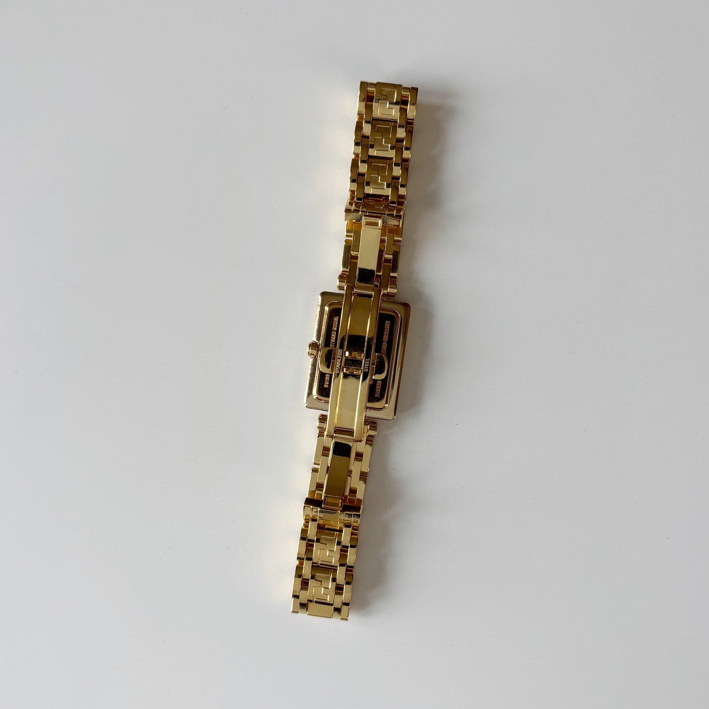 Fendi 1990s Tank Gold Plated Watch Limited Edition (only 2,500 pieces made)