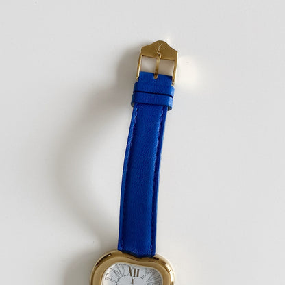 Yves Saint Laurent 1990s Heart Shaped Dial Gold Plated Watch