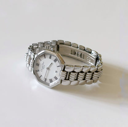 Dior 1990s Octagon Silver Watch