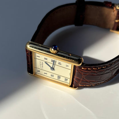 Cartier 1990s Must de Tank Watch (LM)