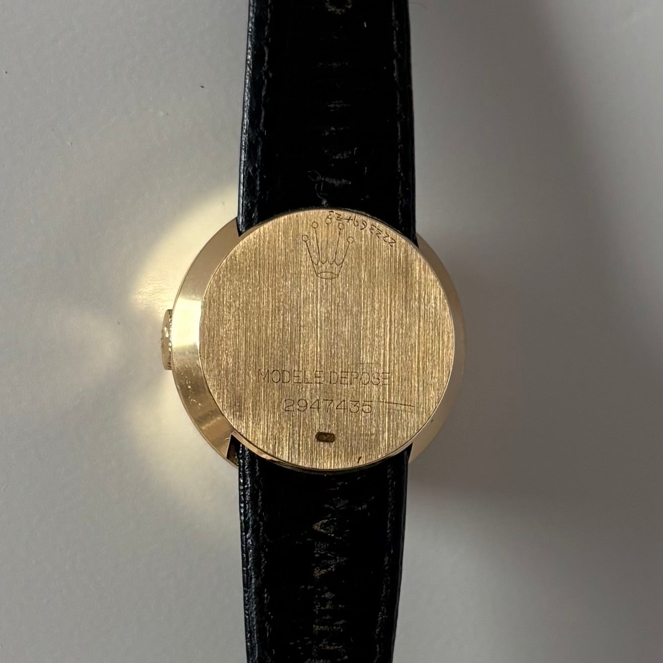 Rolex 1972 Chameleon Precision 18K Gold Case Interchangeable Strap Manual Wind Watch with straps, case