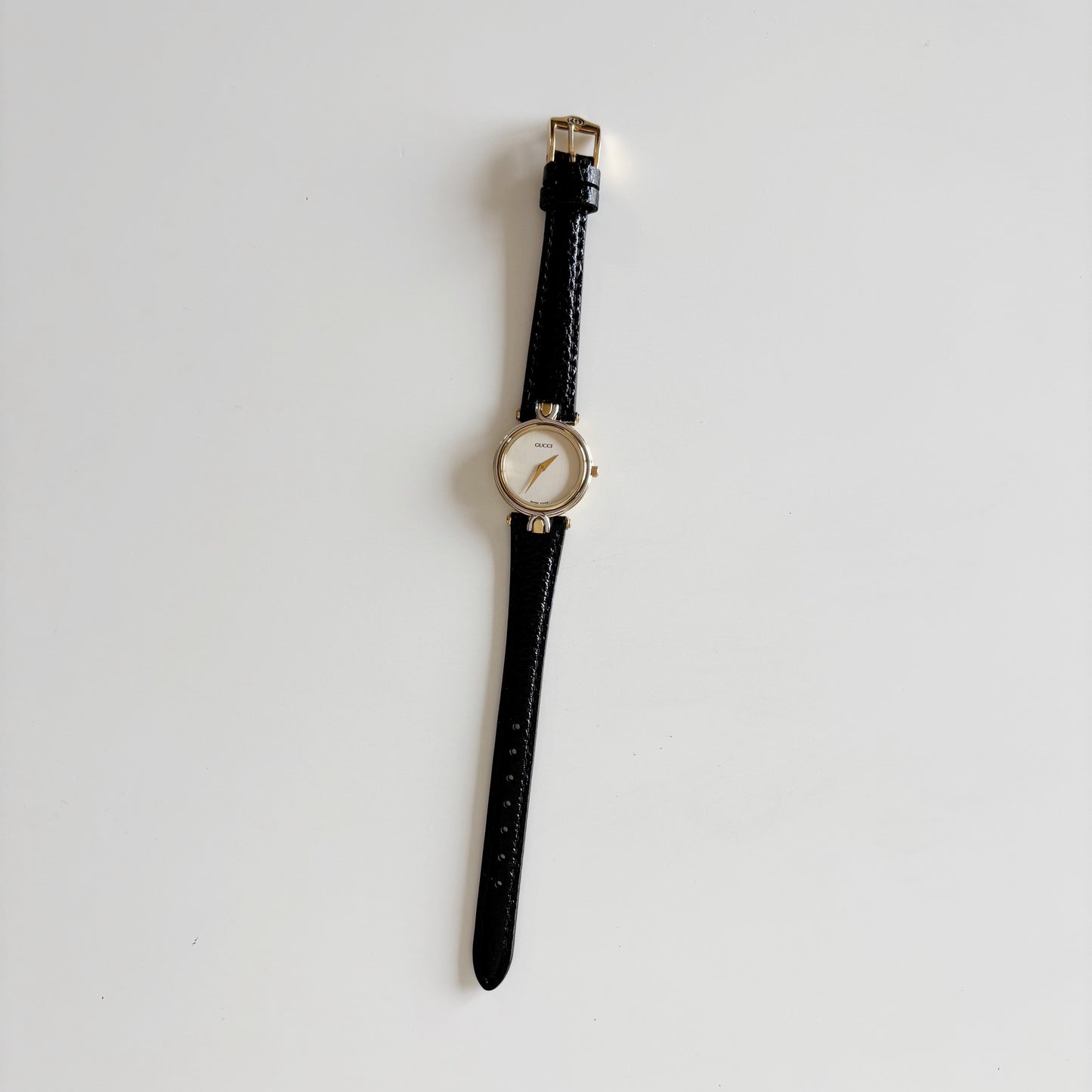 Gucci 1990 Round Dial Two Tone Watch