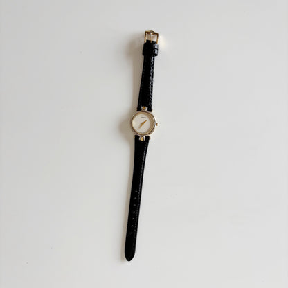 Gucci 1990 Round Dial Two Tone Watch