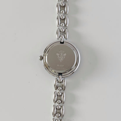 Gucci 1990s Interchangeable Bezel Stainless steel Watch with 6 bezels, case (160mm)