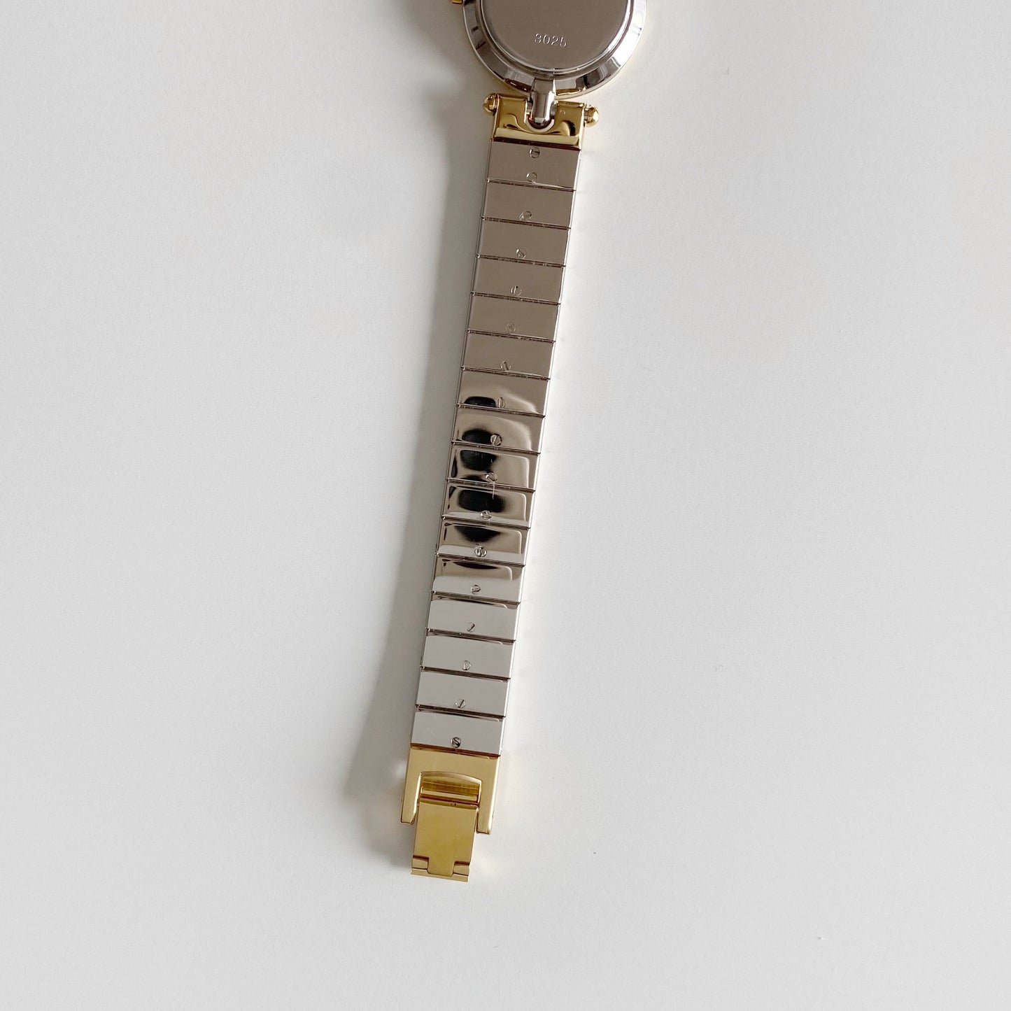 Dior 1990s Navy Dial Gold Plated Two Tone Watch