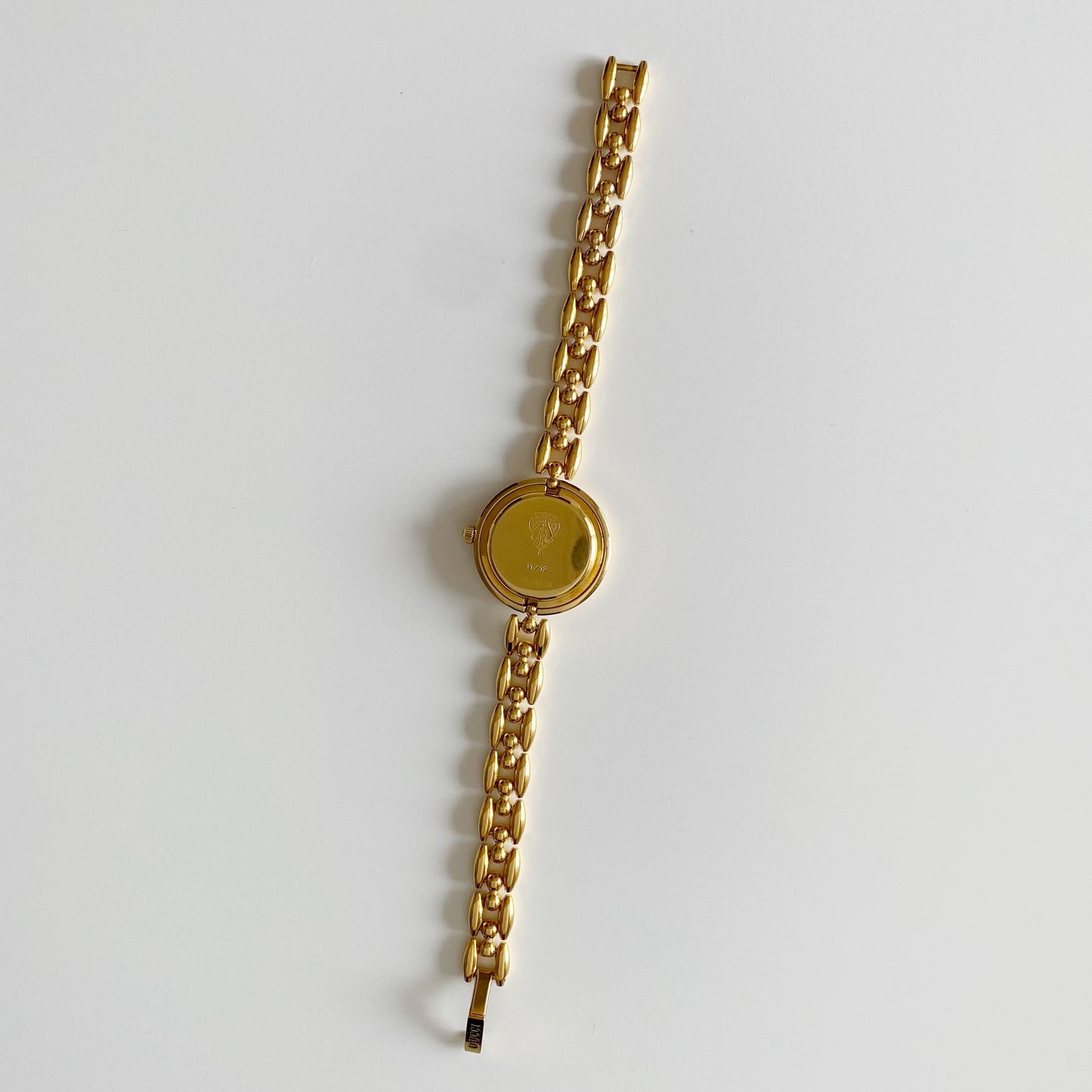 Gucci 1990s Interchangeable Bezel Gold Plated Watch with 6 bezels, case (165mm)