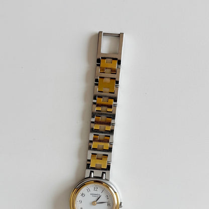 Hermes 1990s Windsor Two Tone Watch