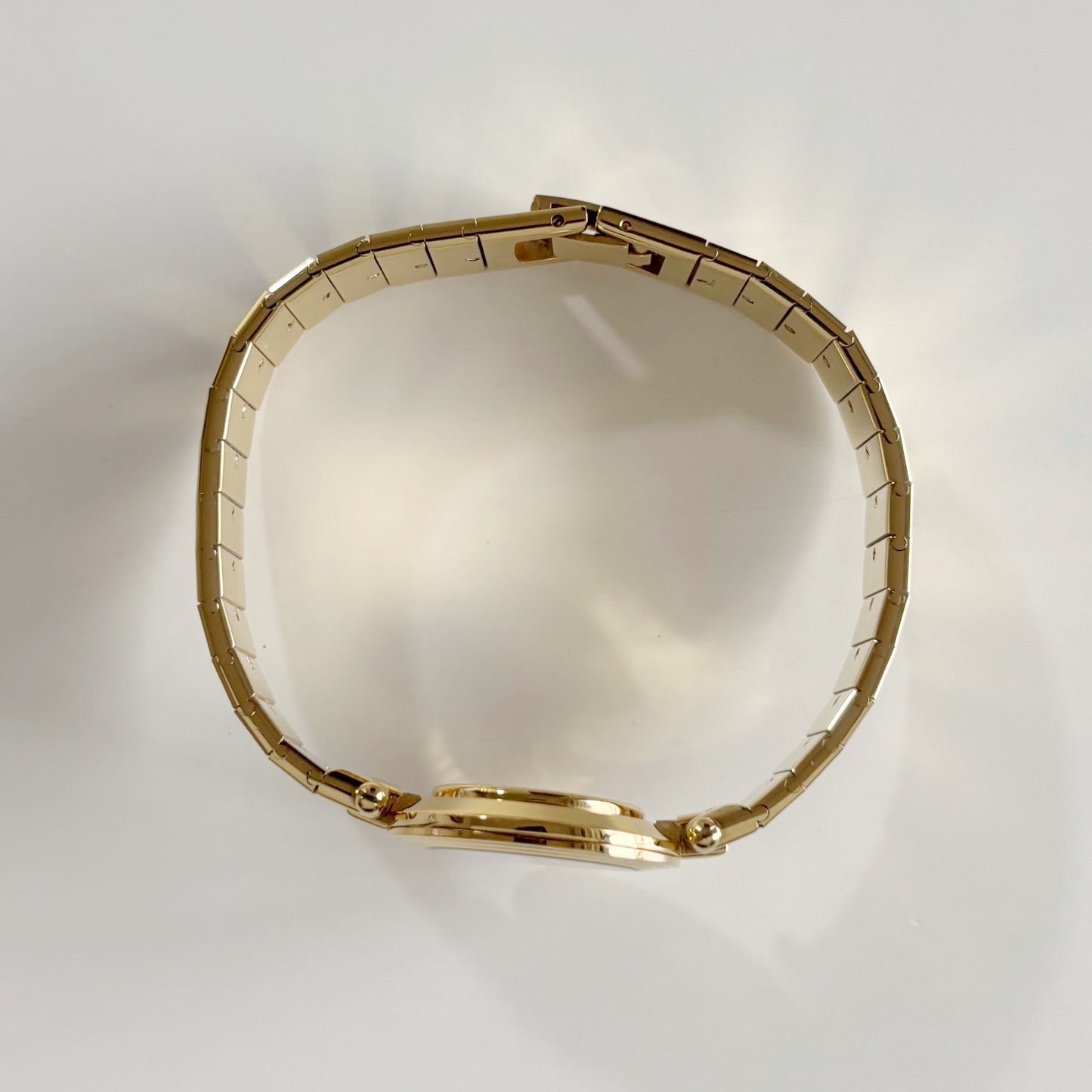 Dior 1990s Round Dial Gold Plated Watch