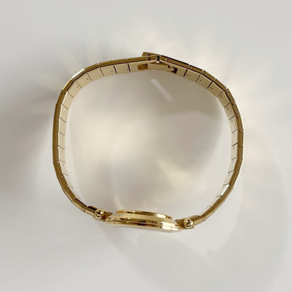 Dior 1990s Round Dial Gold Plated Watch