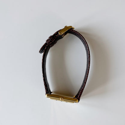 Gucci 1990s Tank Gold Plated Watch
