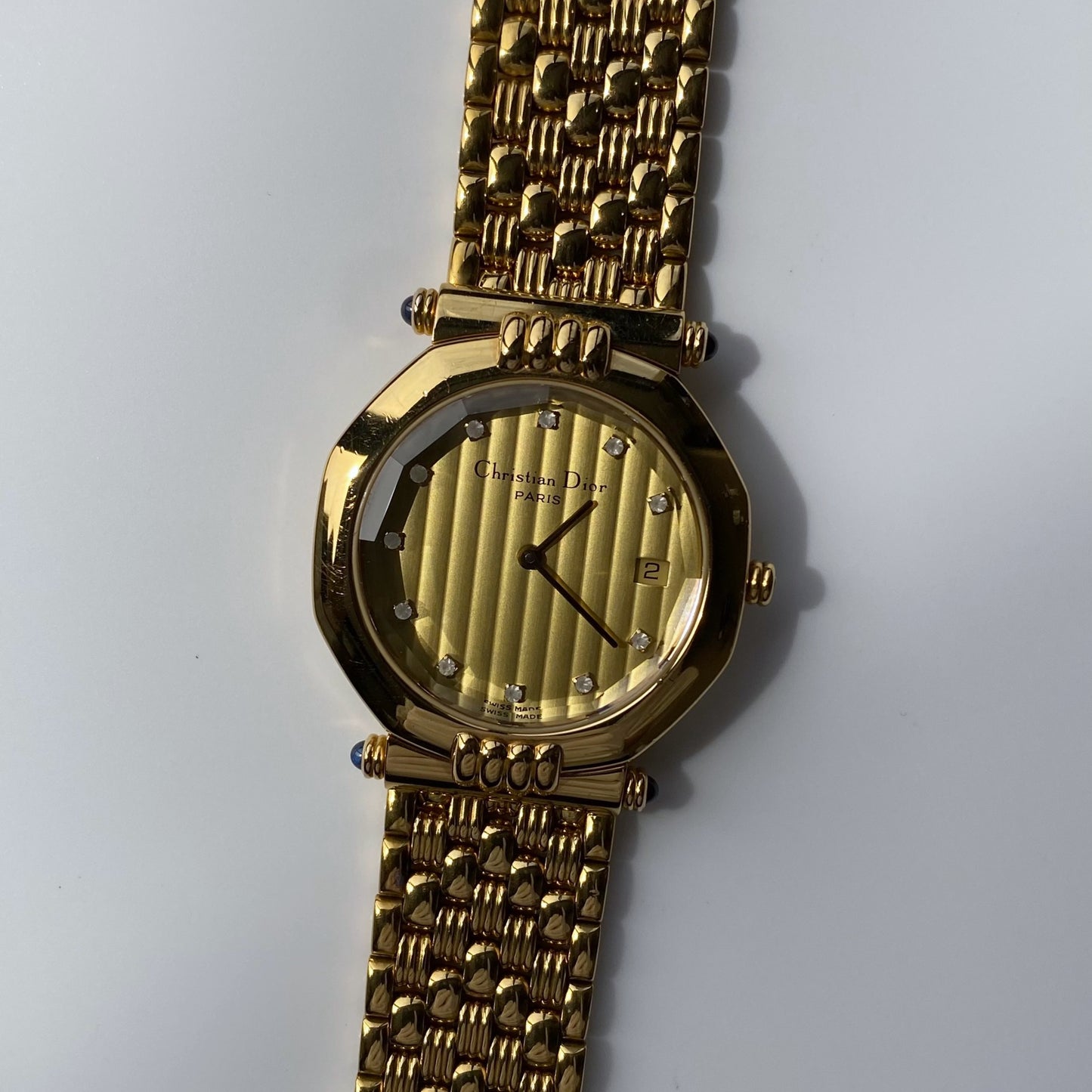 Dior 1990s Gold Plated Watch