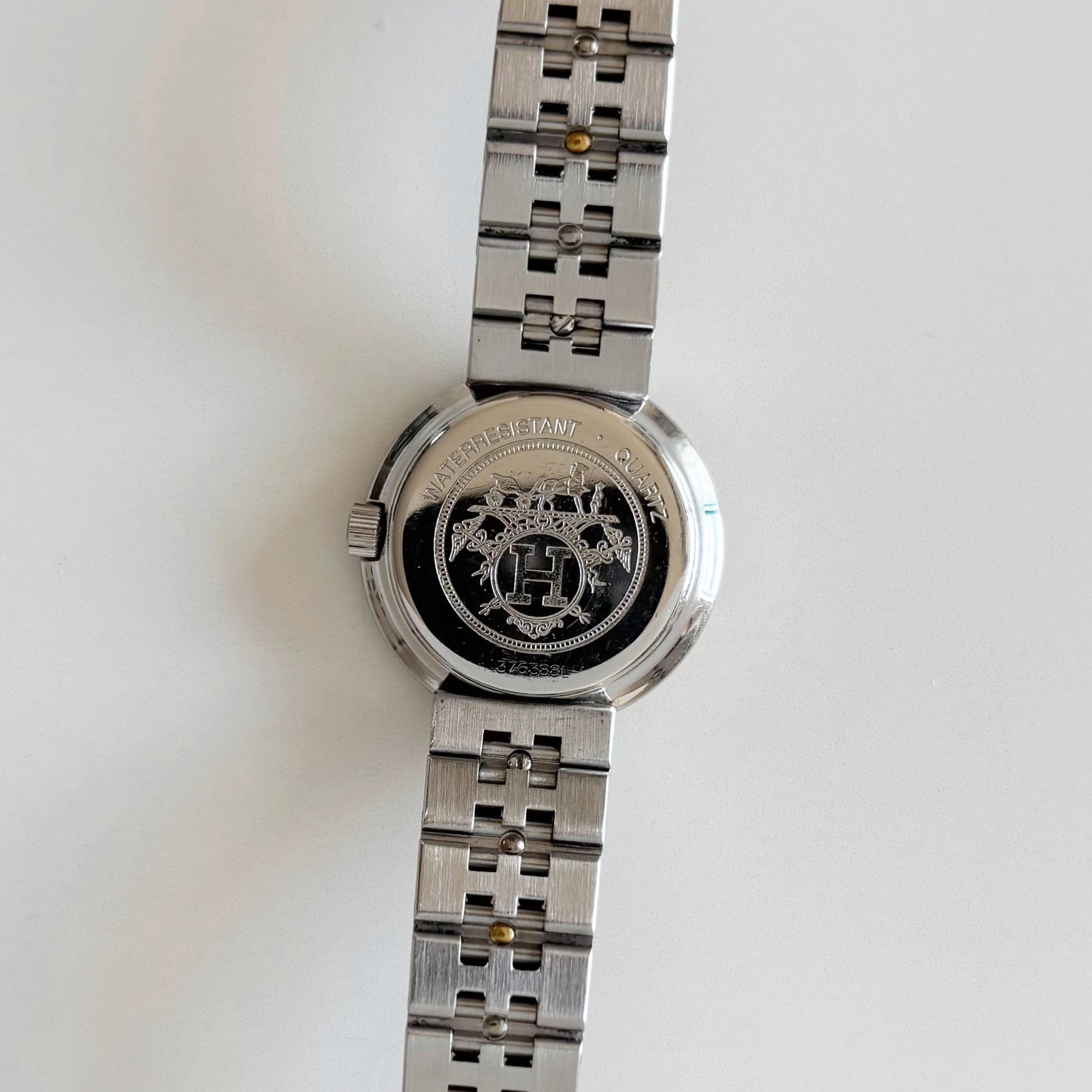 Hermes 1990s Olympia Two Tone Watch